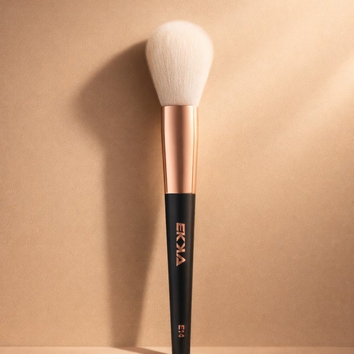 მშრალი პუდრის + ბრონზერის დიდი ფუნჯი